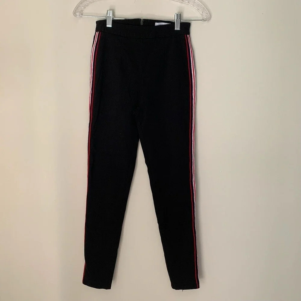 Urban Outfitters Leggings Women’s Small Black Striped Skinny Leg